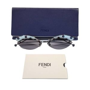 Fendi 58mm Polka Dot Patterned Teeny Cat Eye Sunglasses